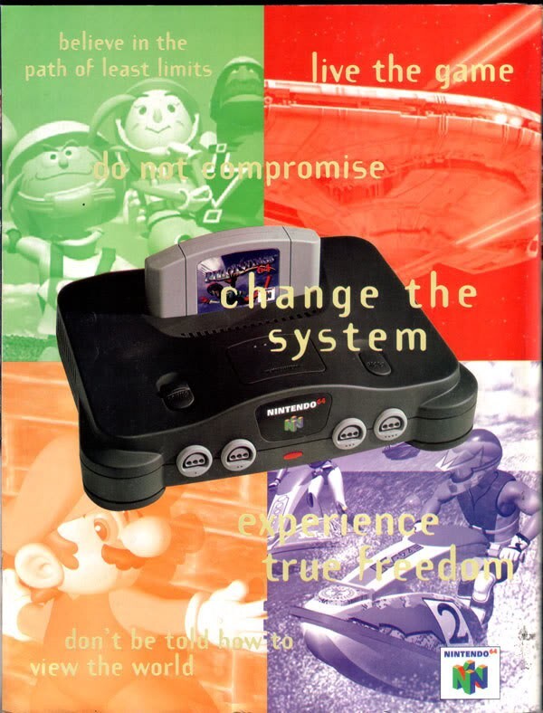 Nintendo 64 game sale system